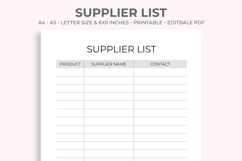 Supplier List Product Image 1