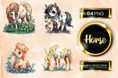 Horse Clipart 04 Variations Product Image 1