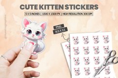 Cute Kitten | Printable Sticker Product Image 1