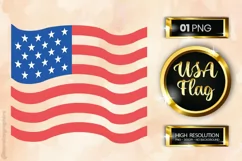 USA Flag | Patriotic Clipart | 4th Of July Product Image 1