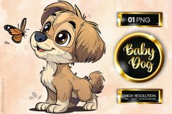 Baby Dog Clipart Product Image 1