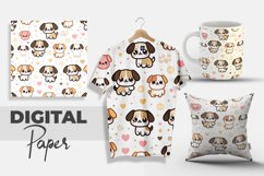 Cute Little Dogs Seamless Digital Paper Product Image 1