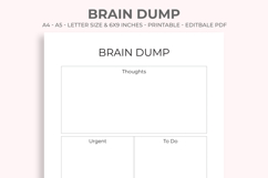 Brain Dump Printable Product Image 1