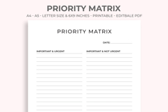 Priority Matrix Printable Product Image 1