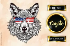Coyote | Patriotic Clipart | 4th Of July Product Image 1