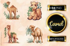 Camel Clipart 04 Variations Product Image 1