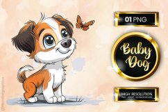 Baby Dog Clipart Product Image 1