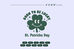 Born To Be Lucky St Patricks Day Embroidery Product Image 1