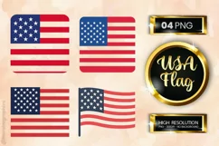 USA Flag | Patriotic Clipart | 4th Of July Product Image 1