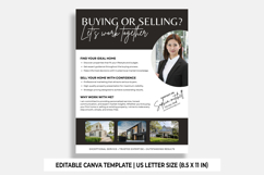 Realtor Buying or Selling Canva Flyer Template Product Image 1