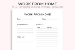 Work From Home Planner Product Image 1