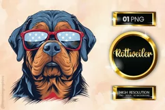 Rottweiler | Patriotic Clipart | 4th of July Product Image 1