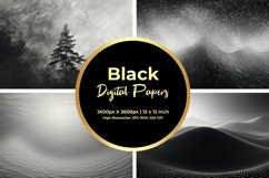 Black Digital Paper Product Image 1