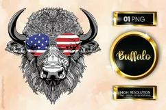 Buffalo| Patriotic Clipart | 4th of July Product Image 1