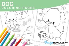 Dog Coloring Pages Product Image 1