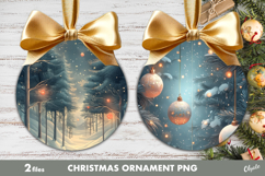 Whimsical Christmas Ornament PNG Product Image 1