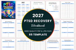 2027 PTSD Recovery Workbook Kdp interiors Product Image 1