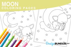 Moon Coloring Pages Product Image 1