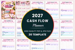 2027 Cash Flow Planner Kdp interiors Product Image 1