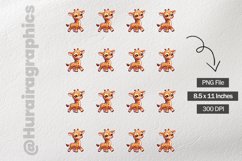 Girraffe|Printable Animal Sticker Product Image 3