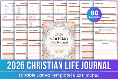 2026 Christian Life Journal Canva Template Product Image 1