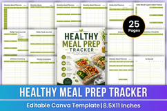 Healthy Meal Prep Tracker | Meal Planner, Diet Log Product Image 1