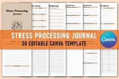 Stress Processing Journal For Canva Interior Product Image 1