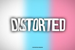 Distorted Text Effect Template Product Image 2