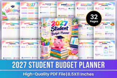 2027 Student Budget Planner | Student Finance, Savings Product Image 1
