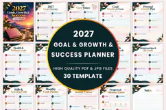 2027 Goals, Growth & Success Workbook Product Image 1