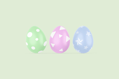 Easter Day Eggs &amp; Greeting Card Mockups Set Product Image 2