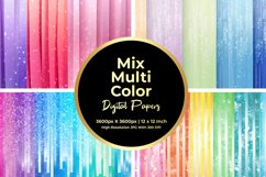 Mix Multi Color Digital Paper Product Image 1