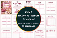 2027 Financial Freedom Workbook Kdp interiors Product Image 1