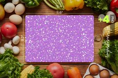 Blue Purple Glitter Cutting Board Design - 04 Variations Product Image 1