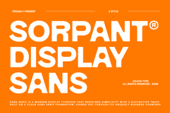 Sorpant | Display Sans Product Image 1
