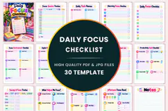 Daily Focus Checklist Kdp interiors Product Image 1