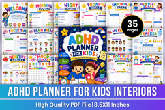 Kids ADHD Planner | Focus &amp; Routine Product Image 1