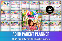 ADHD Parent Planner | Family Routines, Behavior, Focus Product Image 1
