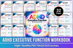 ADHD Executive Function Workbook | Focus, Organization Product Image 1