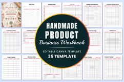 Handmade Product Business Workbook Canva templates Product Image 1