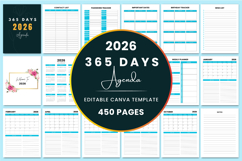 365 Days 2026 Agenda KDP Interior Product Image 1