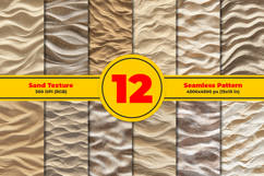 Sand Texture Seamless Pattern and Digital Paper Design Product Image 1