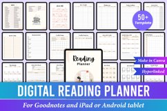 Digital Reading Planner For ipad Canva Template Product Image 1