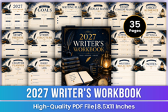 2027 Writer’s Workbook | Story Planning, Character &amp; Writing Product Image 1