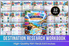 Destination Research Workbook | Printable Travel Planner Product Image 1
