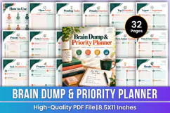 Brain Dump & Priority Planner | Task Organization, Focus Product Image 1