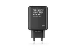 Glossy Charging Adapter Mockup Product Image 2