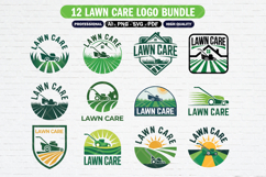 12 Professional Lawn Care Logo Bundle Product Image 1