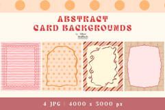 Abstract Border Frames. Whimsical Card Background Templates Product Image 1