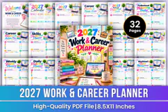 2027 Work & Career Planner | Career Goals, Professional Product Image 1